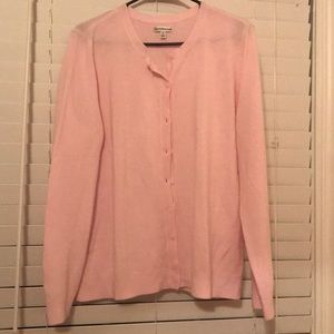 Pink cardigan